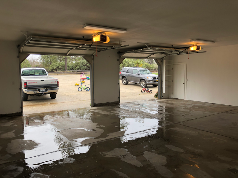 Several hours of scrubbing with the pressure washer later.